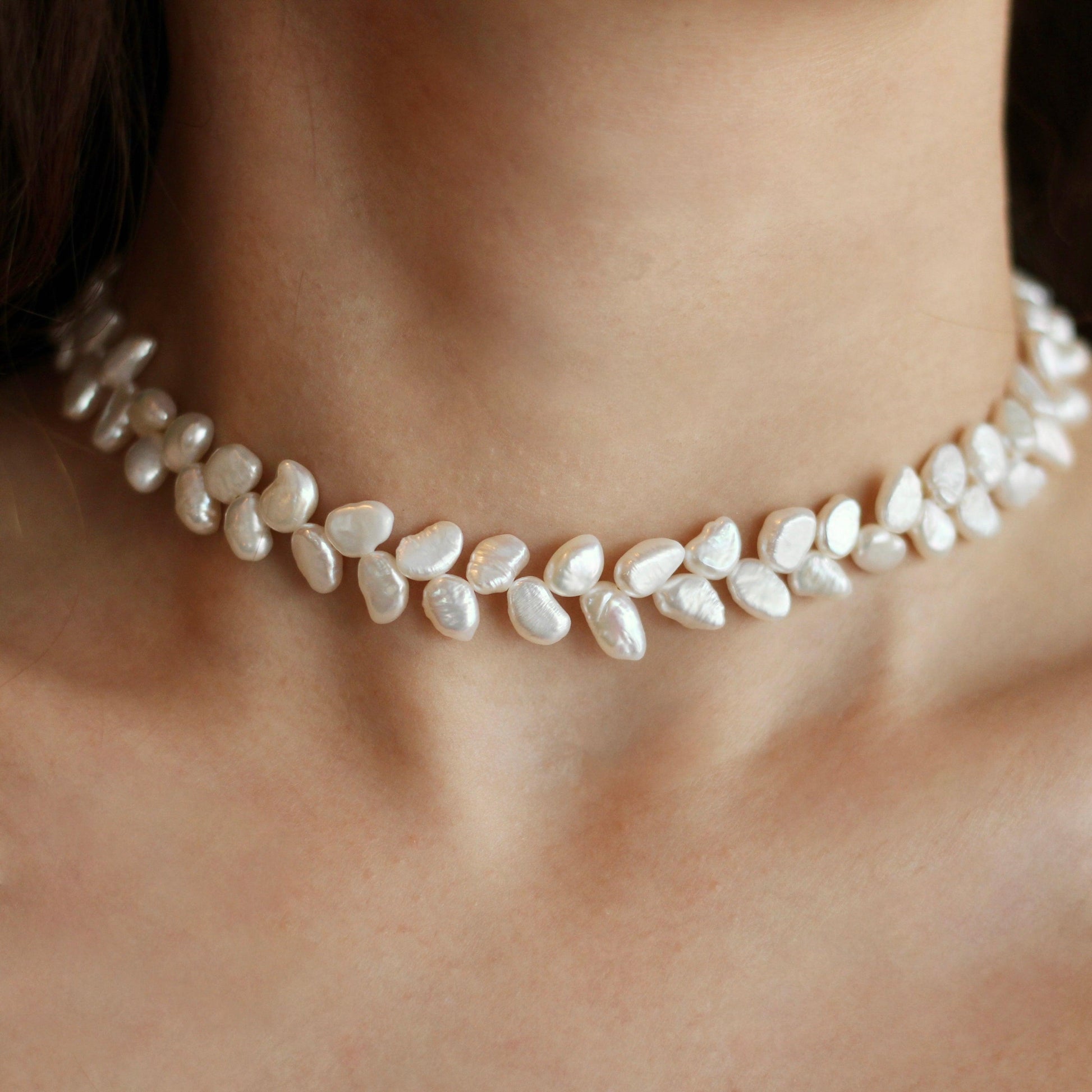 "HERA" BAROQUE PEARL CHOKER NECKLACE - Ms. Pearl