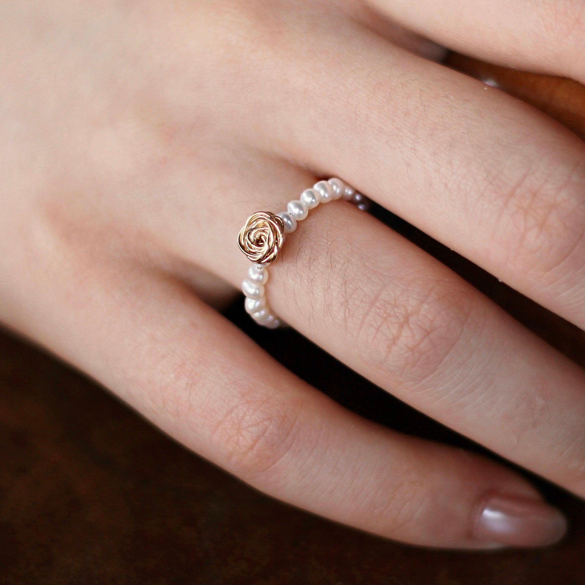 "ROSE" PEARL RING - Ms. Pearl